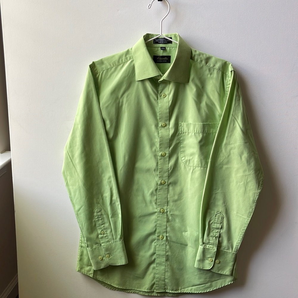 Amanti Italian Style Men’s Button Up Dress Shirt